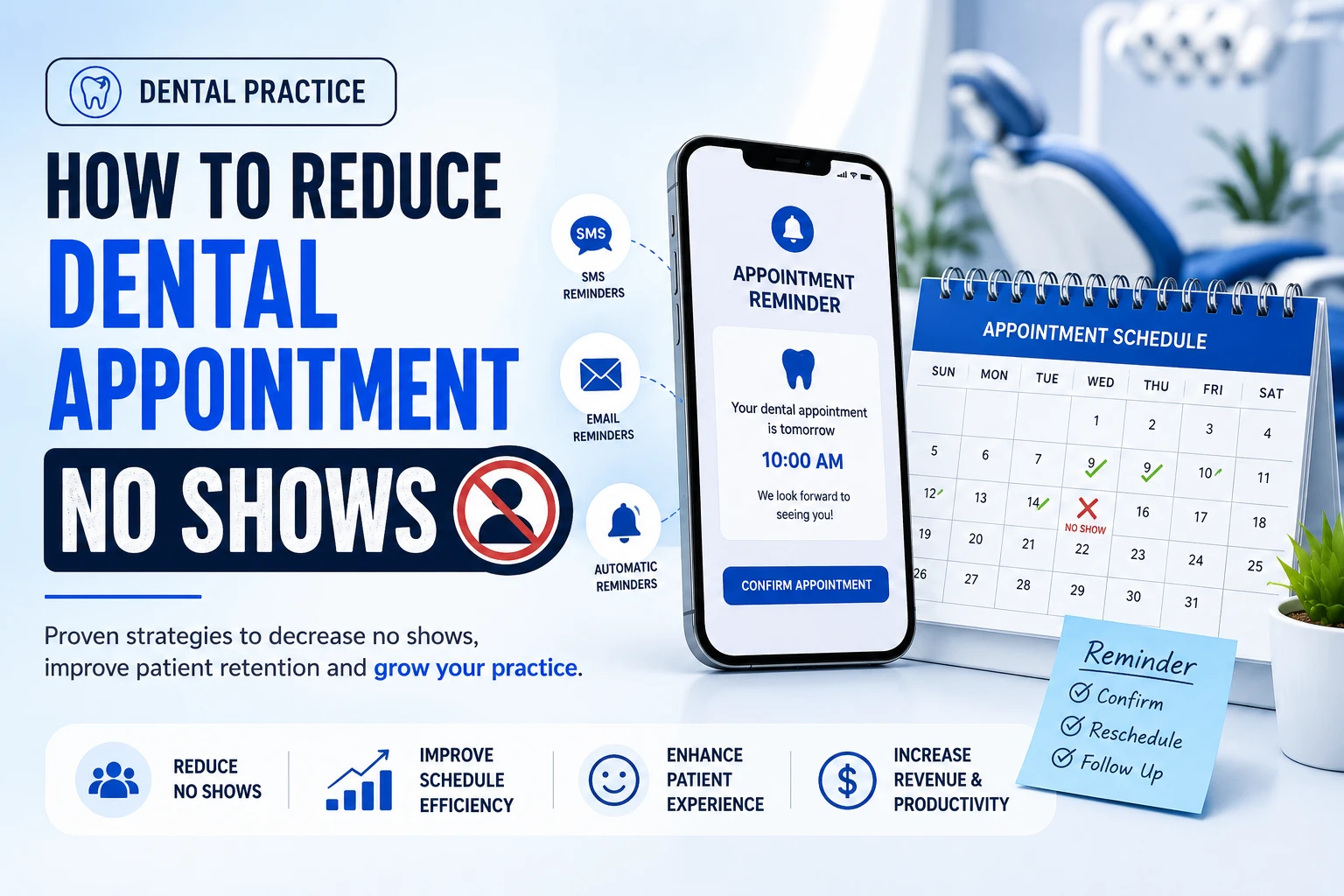 How to Reduce Dental Appointment No-Shows (2026)