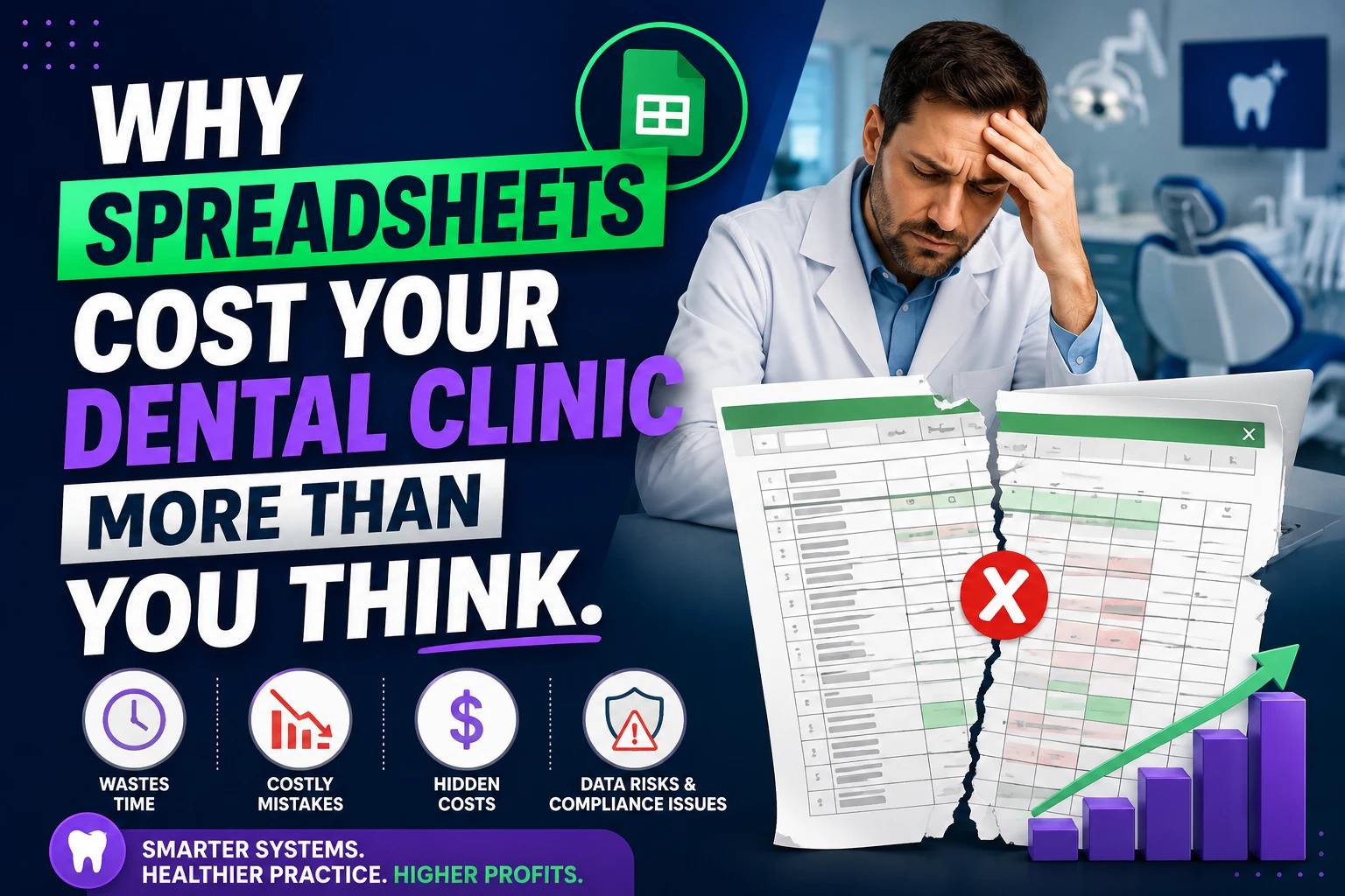 Why Spreadsheets Cost Your Dental Clinic More Than You Think
