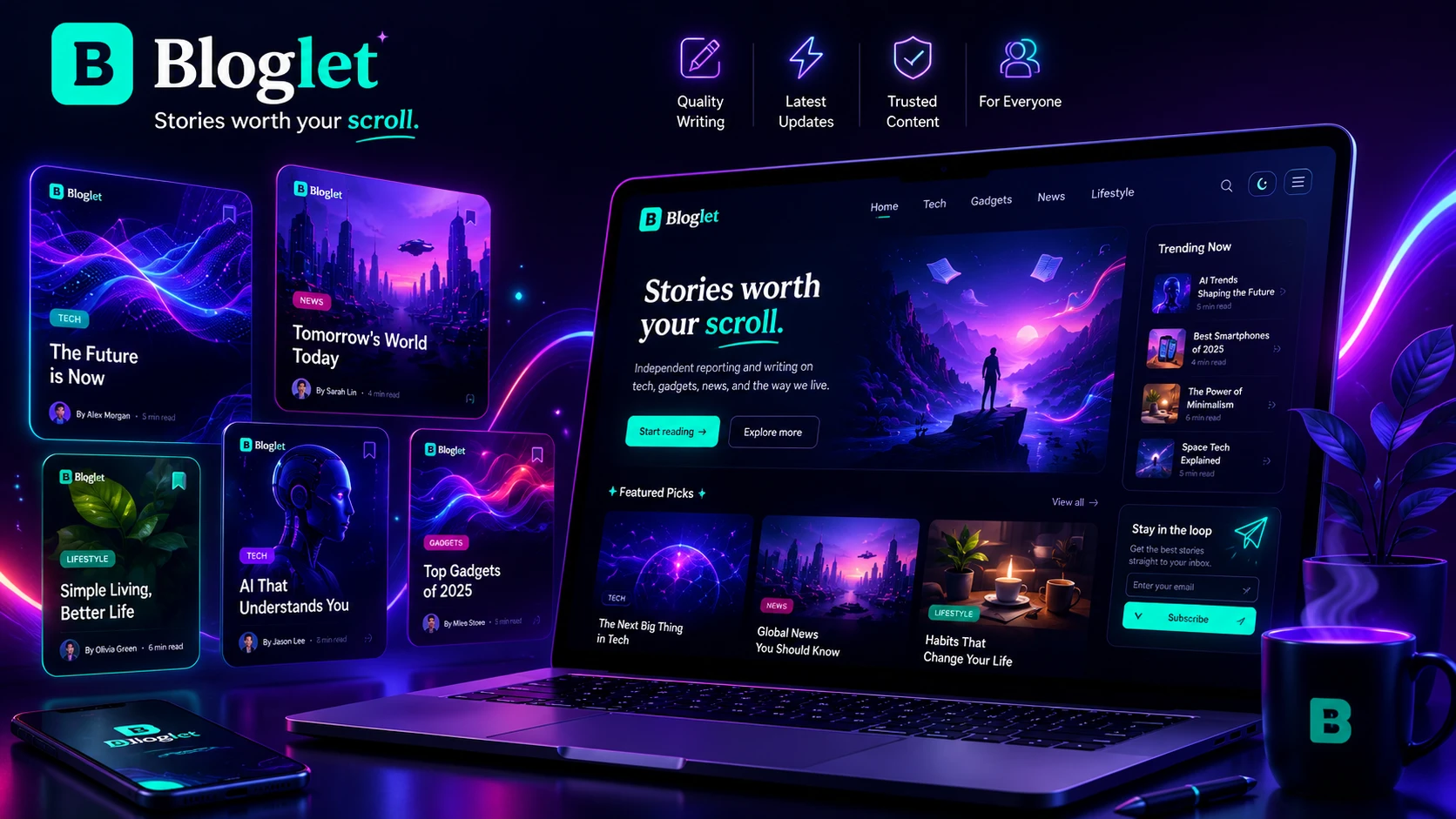 Blogslet — Modern Blog Platform