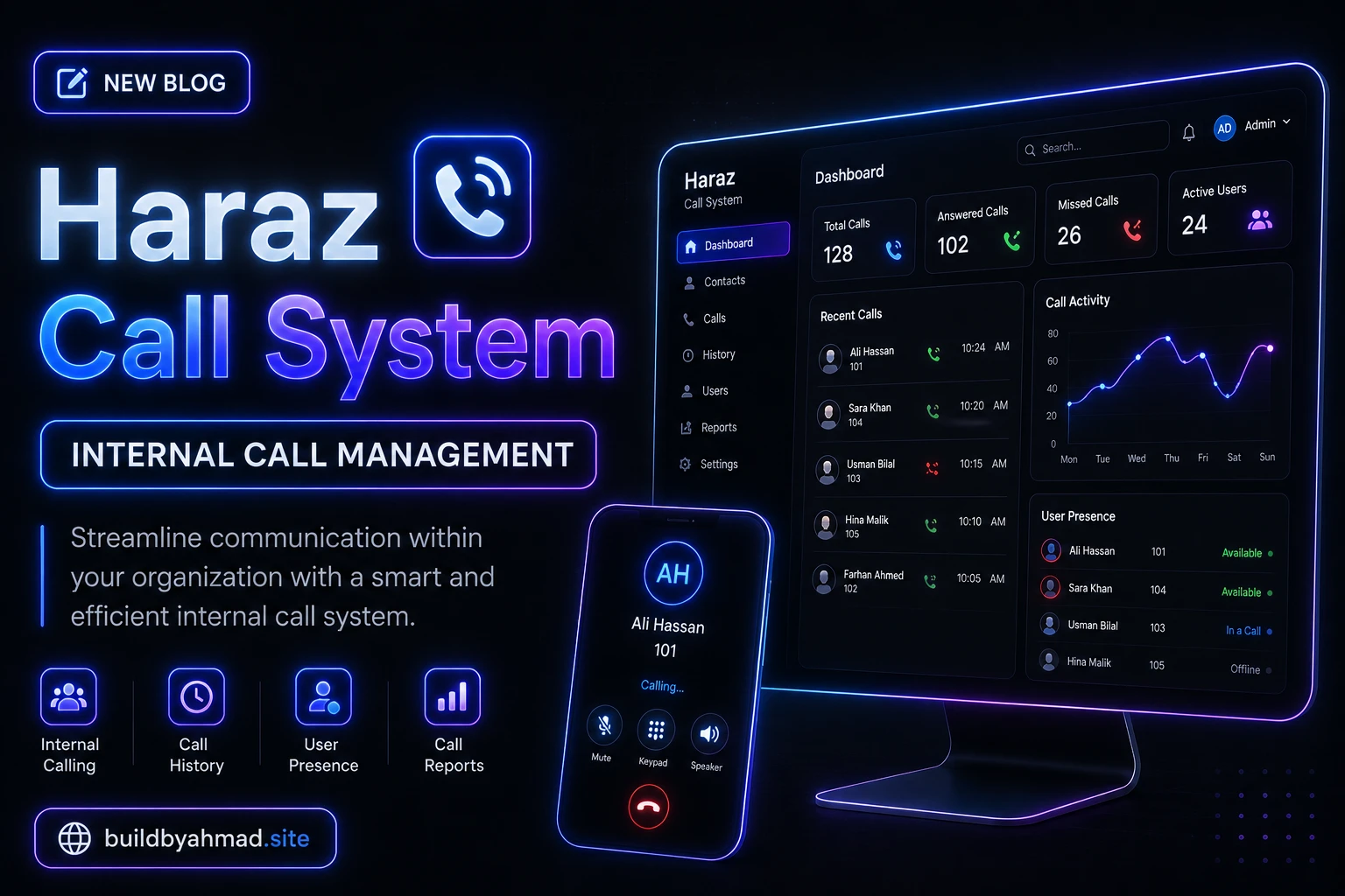 Haraz Call System — Internal Call Management