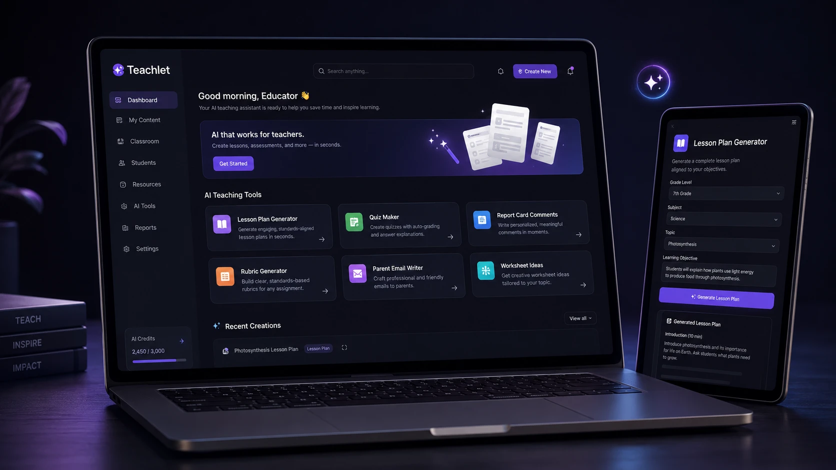 Teachlet — AI Tools for Teachers